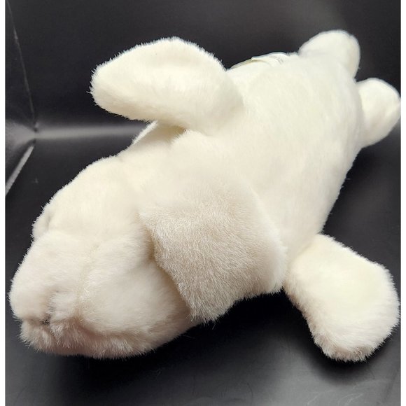 Disney's Living Seas Epcot Plush White Seal 15" L 9" W Preowned Clean EUC - Picture 7 of 7
